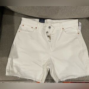 Gap all white Denim shorts